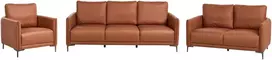 Sofa Beliani 6 vietų svetainės baldų komplektas CILENS, aukso rudos spalvos
