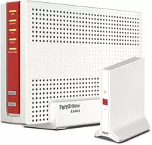 Šakotuvas FRITZ!Box 6690 Cable + FRITZ!Repeater 3000 AX Bundle mit WiFi 6 Maršrutizatorius und WiFi 6 Repeater