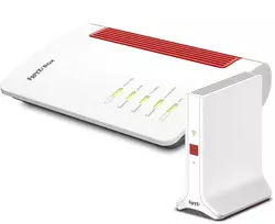 Šakotuvas FRITZ!Box 7690 + FRITZ!Repeater 3000 AX Bundle mit WiFi 7 Maršrutizatorius und WiFi 6 Repeater