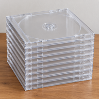 CD dėžutė 10 vnt Jewel skaidri