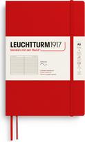Leuchtturm 1917 Užrašų knygelė Leuchtturm 1917 A5, linijomis, minkštais viršeliais, 123 puslapiai, vyšninė, 80 g/m²