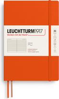 Leuchtturm 1917 Užrašų knygelė Leuchtturm 1917 A5, linijomis, minkštais viršeliais, 123 puslapiai, moliūgų, 80 g/m²