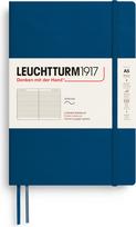 Leuchtturm 1917 Užrašų knygelė Leuchtturm 1917 A5, linijomis, minkštais viršeliais, 123 puslapiai, indigo mėlyna, 80 g/m²