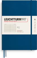 Leuchtturm 1917 Užrašų knygelė Leuchtturm 1917 B5, linijomis, minkštais viršeliais, 123 puslapiai, indigo, 80 g/m²