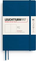 Leuchtturm 1917 Užrašų knygelė Leuchtturm 1917 B6+, lygi, minkštais viršeliais, 123 puslapiai, indigo mėlyna, 80 g/m²