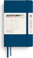 Leuchtturm 1917 Užrašų knygelė Leuchtturm 1917, kietais viršeliais, taškuota, A6, 187 psl., indygo mėlyna, 80 g/m²