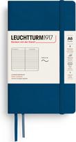 Leuchtturm 1917 Užrašų knygelė Leuchtturm 1917 A6, linijomis, minkštais viršeliais, 123 puslapiai, indigo, 80 g/m²