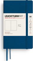 Leuchtturm 1917 Užrašų knygelė Leuchtturm 1917, minkštais viršeliais, lygi, A6, 123 puslapiai, indigo mėlyna, 80 g/m²