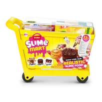 ZURU Slime Mart kūrybinis gleivių rinkinys „Shopping Cart“ su pirkinių vežimėliu