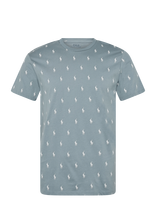 Polo Ralph Lauren - Allover Pony Cotton Jersey Sleep Shirt - Marškinėliai trumpomis rankovėmis - Mėlyna