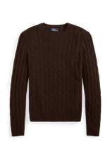 Polo Ralph Lauren - Cable-Knit Cashmere Sweater - Megztinis - Ruda