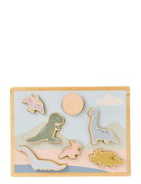 JaBaDaBaDo - Puzzle Dino - Medinė dėlionė - Marga / raštuota