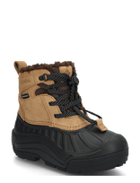 Columbia Sportswear - Youth Powderbug Alpine Waterproof - Žieminiai batai su raišteliais - Ruda