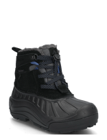 Columbia Sportswear - Youth Powderbug Alpine Waterproof - Žieminiai batai su raišteliais - Pilka