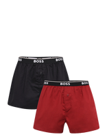 BOSS - 2P Boxer Shorts Ew - Bokseriai - Raudona