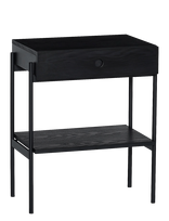 Hübsch - Noir Bedside Table - Mažas staliukas - Juoda