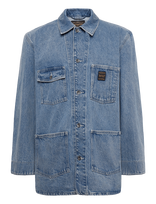 Levi's® - Berkley Chore Coat Duck Diving - Džinsinis švarkas be pamušalo - Mėlyna