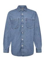 Levi's® - Mariposa Worker Ani Mid Wash - Džinsiniai marškiniai - Mėlyna