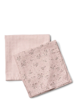 Wheat - 2 Pk Muslin Kaya - Kūdikių dovanų rinkiniai - Rožinė