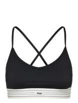 FILA - Molina Elastic Tape Top - Sportinė liemenė - Juoda