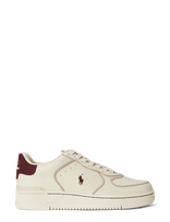 Polo Ralph Lauren - Masters Court Leather Sneaker - Žemakulniai sportbačiai - Kreminė spalva