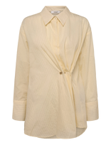 Topshop - Tselisa Ls Cinch Shirt Wvn - Marškinėliai ilgomis rankovėmis - Geltona