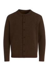Jack & Jones - Jjsoho Ollie Knit Cardigan - Lengva striukė - Ruda