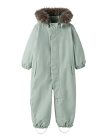 Name It - Nmnsnow10 Suit Melange Fo - Neperpučiamas kombinezonas - Žalia