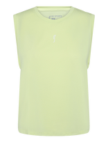 RS Sports - Women's Relaxed Tank - Mesh Rec (Deep Grey/Ace Yellow,Xl,St) - Sportinė palaidinė be rankovių - Geltona