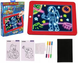 Šviečianti piešimo lenta Magic Pad LED