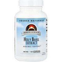 Source Naturals, Šventojo baziliko ekstraktas, 450 mg, 120 kapsulių