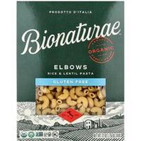 Bionaturae, Begliuteniai ryžių ir lęšių makaronai, alkūnės, 340 g