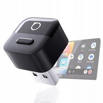 Belaidis Android Auto ir CarPlay adapteris automobiliui WiFi 6, skirtas 2 telefonams 2-in-1