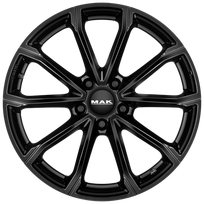 MAK Davinci Gloss Black R19 5x114.30 ET45 CB76.00 J8.0