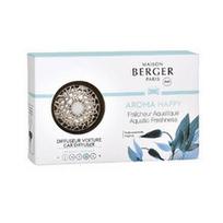 Aroma Happy Chrome Set ( Svěžest vody ) - Dárková sada difuzér do auta + náplň