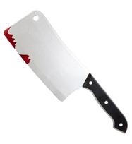 WIDMANN dekoratyvinis helovino peilis Bloody Cleaver, 44cm, 09654