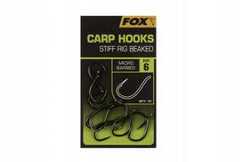 Karpių kabliukai Fox Stiff Rig Beaked, 4 vnt.