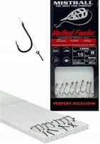 Kabliukai Feeder su ausele ir adatos rišimu, Nr. 10, 0,20 mm, 8 vnt., MF10