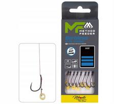 Pavadėlis MIKADO Method Feeder su elastine juostele, kabliukas Nr. 12, pintas valas 0,12 mm