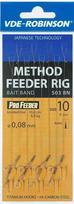 Kabliukai ROBINSON Method Feeder su elastine juostele, Nr. 10