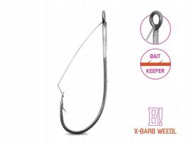 Kabliukai Delphin Cheburashka B! X-Barb Weedl, 3/0 dydis, 8 vnt.