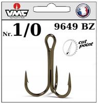 Žvejybos kabliukai ANCHOR VMC 9649 BZ Nr.1/0 didelėms žuvims