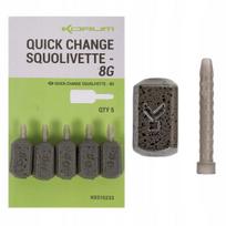 Žąsiniai plūdrumo svareliai Korum Quick Change, 8 g, 5 vnt.