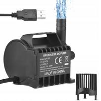 Maža reguliuojama vandens pompa su USB laidu, 5V, tvenkiniams ir akvariumams