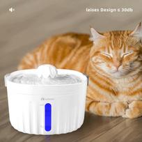 Automatinis vandens fontanas katėms ir šunims, tylus, 1,9 l, su filtru