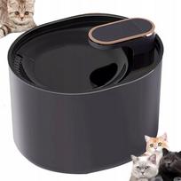 Automatinis 3 l geriamasis fontanas katėms ir šunims su LED apšvietimu ir filtru