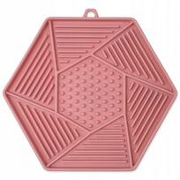Laižymo kilimėlis šunims Epic Pet Lick&Snack, šviesiai rožinis, 17x15 cm