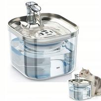 Automatinis vandens fontanas katėms ir šunims su filtru, tylus, palaikantis pastovią temperatūrą