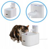 Automatinis 3 l fontanas katėms su judesio jutikliu