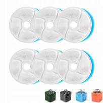 Fontano filtrų rinkinys katėms ir šunims, 6 vnt., 10,5 cm